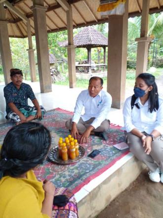 Kunjungan dari Tim BPOM Kabupaten Buleleng ke Desa Bengkala