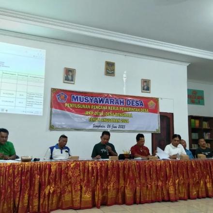 Musyawarah Desa Penyusunan RKPDesa Tahun Anggaran 2024