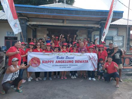 Bakti Sosial Oleh Happy Angklung Dewata ( HAD) Denpasar