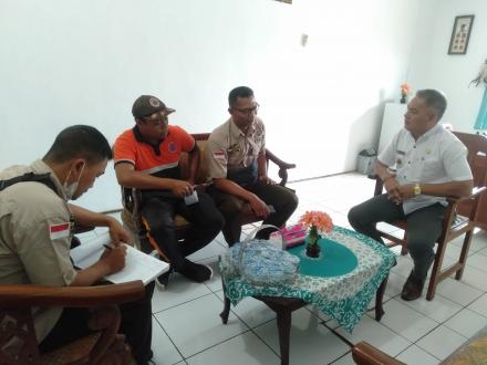 Kunjungan  Badan Penanggulangan Bencana Daerah Kabupaten Buleleng  Ke Kantor Perbekel Bengkala