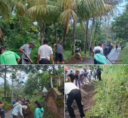Normalisasi Jalan Menuju Pura Dalem Hari Kedua