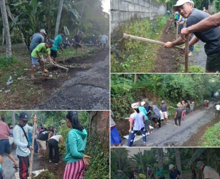 Normalisasi Jalan Menuju Pura Dalem Hari Ketiga