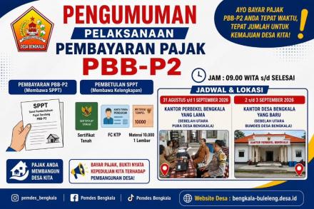 Pembayaran PBB P2 Di Desa Bengkala